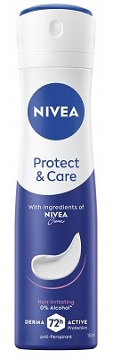 Nivea sprej 150ml Protect & Care women Nivea sprej 150ml Protect & Care women - Kosmetika Pro ženy Péče o tělo Deodoranty